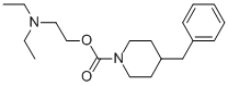 CAS 登录号:24671-26-9, 4-(苯基甲基)-1-哌啶羧酸 2-(二乙基氨基)乙基酯