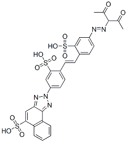 CAS#: 24681-18-3, 2-[4-[4-[(1-Acetylacetonyl)Azo]-2-Sulphostyryl]-3-Sulphophenyl]-2H-Naphtho[1,2-d]Triazole-5-Sulphonic Acid