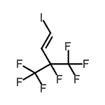 CAS 登录号：24716-85-6， (1E)-3,4,4,4-四氟-1-碘-3-(三氟甲基)-1-丁烯