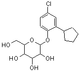 CAS#: 24718-43-2, 4-Chloro-2-Cyclopentylphenyl Hexopyranoside