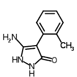 CAS#: 247184-07-2, 5-Amino-4-(2-Methylphenyl)-1,2-Dihydro-3H-Pyrazol-3-One