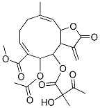CAS#: 24728-11-8, 5-Acetoxy-2,3,3a,4,5,8,9,11alpha-Octahydro-4-(2-Hydroxy-2-Methyl-1,3-Dioxobutoxy)-10-Methyl-3-Methylene-2-Oxocyclodeca[b]Furan-6-Carboxylic Acid Methyl Ester