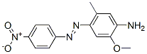 CAS 登录号:2475-43-6, 2-甲氧基-5-甲基-4-(4-硝基苯基)偶氮苯胺