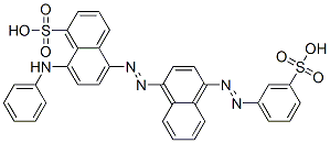 CAS#: 24758-50-7, 8-(Phenylamino)-5-[[4-[(3-Sulphophenyl)Azo]-1-Naphthyl]Azo]Naphthalene-1-Sulphonic Acid