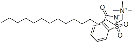 CAS 登录号:2478-29-7, 十六烷基三甲基铵糖精酸盐