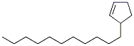 CAS 登录号：24828-58-8， 1-(1-环戊-2-烯基)十一烷