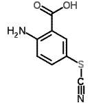 CAS#: 24849-77-2, 2-Amino-5-Thiocyanatobenzoic Acid