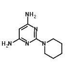 CAS 登录号：24867-30-9， 2-(1-哌啶基)-4,6-嘧啶二胺