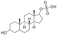 CAS 登录号：24869-99-6， (3A,5A,17B)-雄甾烷-3,17-二醇 17-(氢硫酸酯)