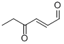 CAS 登录号：2492-43-5， (E)-4-氧代己-2-烯醛