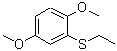CAS 登录号：24920-39-6， 2-(乙硫基)-1,4-二甲氧基苯