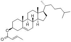 CAS 登录号：24951-77-7， 5-胆甾烯-3beta-醇 3-巴豆酸酯