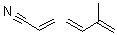 CAS 登录号：25014-11-3， 2-丙烯腈与 2-甲基-1,3-丁二烯的聚合物