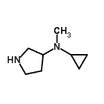 CAS#: 250275-00-4, N-Cyclopropyl-N-Methyl-3-Pyrrolidinamine
