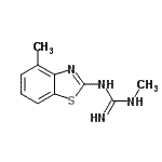 CAS#: 25039-64-9, 1-Methyl-3-(4-Methyl-1,3-Benzothiazol-2-Yl)Guanidine