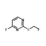 CAS#: 250690-60-9, 4-Fluoro-2-[(Fluoromethyl)Sulfanyl]Pyrimidine