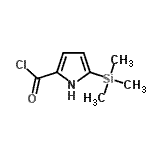 CAS 登录号：250722-66-8， 5-(三甲基硅烷基)-1H-吡咯-2-甲酰氯