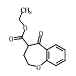 CAS 登录号：251554-29-7， 乙基5-氧代-2,3,4,5-四氢-1-苯并氧杂卓-4-羧酸酯