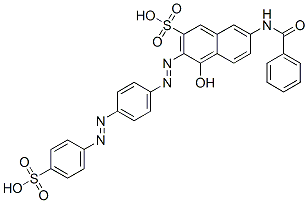 CAS#: 25188-42-5, 7-Benzamido-4-Hydroxy-3-[[4-[(4-Sulphophenyl)Azo]Phenyl]Azo]Naphthalene-2-Sulphonic Acid