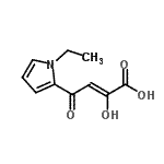 CAS 登录号：251923-31-6， (2Z)-4-(1-乙基-1H-吡咯-2-基)-2-羟基-4-氧代-2-丁烯酸
