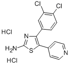 CAS 登录号：252198-68-8， 4-(3,4-二氯苯基)-5-(4-吡啶基)-2-噻唑胺
