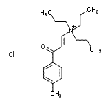 CAS 登录号：252367-60-5， (1E)-3-(4-甲基苯基)-3-氧代-N,N,N-三丙基-1-丙烯-1-氯化铵