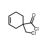 CAS#: 25255-57-6, 1-(Chloromethyl)-3-Cyclohexene-1-Carbonyl Chloride