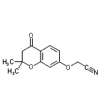 CAS#: 25260-36-0, [(2,2-Dimethyl-4-Oxo-3,4-Dihydro-2H-Chromen-7-Yl)Oxy]Acetonitrile