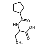 CAS#: 252678-53-8, 2-[(Cyclopentylcarbonyl)Amino]Butanoic Acid