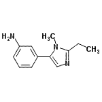 CAS#: 252928-68-0, 3-(2-Ethyl-1-Methyl-1H-Imidazol-5-Yl)Aniline