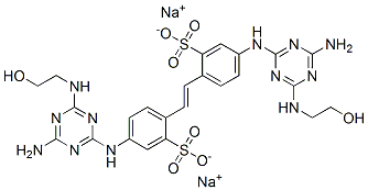 CAS#: 25295-51-6, Disodium 4,4'-Bis[[4-Amino-6-[(2-Hydroxyethyl)Amino]-1,3,5-Triazin-2-Yl]Amino]Stilbene-2,2'-Disulphonate