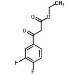 CAS 登录号：252955-07-0， 乙基3-(3,4-二氟苯基)-3-氧代丙酸酯