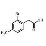 CAS#: 25297-16-9, 2-(2-Bromo-4-Methyl-Phenyl)Acetic Acid