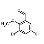 CAS#: 25299-26-7, 3-Bromo-5-Chloro-2-Methoxybenzaldehyde
