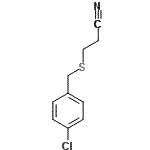 CAS#: 253122-97-3, 3-[(4-Chlorobenzyl)Sulfanyl]Propanenitrile