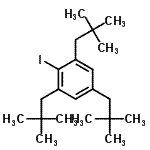 CAS 登录号：25347-04-0， 1,3,5-三(2,2-二甲基丙基)-2-碘苯