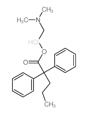CAS 登录号:25347-16-4, 2,2-二苯基-戊酸 2-(二甲基氨基)乙基酯盐酸盐