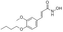 CAS 登录号：25356-84-7， 3-(4-丁氧基-3-甲氧基苯基)-2-丙烯氧肟酸