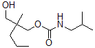 CAS 登录号:25384-33-2, 2-(羟基甲基)-2-甲基戊基异丁基氨基甲酸酯