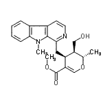 CAS#: 25394-75-6, Methyl (2S,3S,4S)-3-(Hydroxymethyl)-2-Methyl-4-[(9-Methyl-9H-beta-Carbolin-1-Yl)Methyl]-3,4-Dihydro-2H-Pyran-5-Carboxylate
