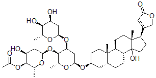 CAS#: 25395-32-8, Acetyldigitoxin