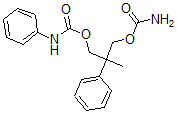 CAS#: 25451-76-7, N-Phenylcarbamic Acid beta-(Carbamoyloxymethyl)-beta-Methylphenethyl Ester