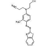 CAS#: 25473-34-1, 3-[4-(1,3-Benzothiazol-2-Ylazo)-N-(2-Hydroxyethyl)-3-Methyl-Anilino]Propanenitrile