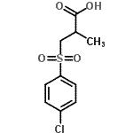 CAS#: 254749-03-6, 3-[(4-Chlorophenyl)Sulfonyl]-2-Methylpropanoic Acid