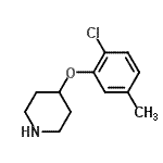 CAS#: 254883-43-7, 4-(2-Chloro-5-Methylphenoxy)Piperidine