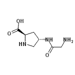 CAS#: 254883-94-8, (4S)-4-(Glycylamino)-D-Proline