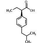 CAS 登录号：254886-68-5， (2R)-2-(4-异丁基苯基)丁酸