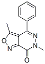 CAS 登录号：25506-00-7， 4-苯基-3,6-二甲基异恶唑并[3,4-d]哒嗪-7(6H)-酮