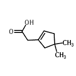 CAS 登录号：255384-77-1， (4,4-二甲基-1-环戊烯-1-基)乙酸