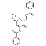 CAS#: 25552-06-1, [(2R,6S)-4-(Benzoyloxy)-6-Methoxy-3-Oxo-3,6-Dihydro-2H-Pyran-2-Yl]Methyl Benzoate